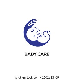 Baby logo vector illustration company logo