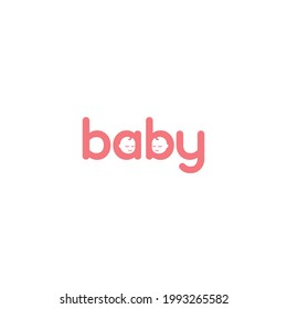 Baby logo or wordmark design