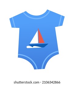 Baby loose jacket - modern flat design style isolated icon