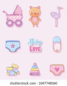 Baby love cartoons collection