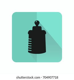 Baby milk bottle icon