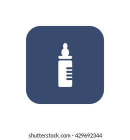 Baby milk bottle icon - Vector