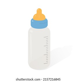 Baby milk bottle, vector illustration design