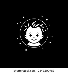 Baby | Minimalist and Simple Silhouette - Vector illustration