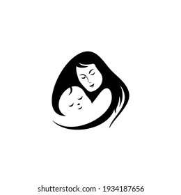 Baby Mom Creative Logo Design 