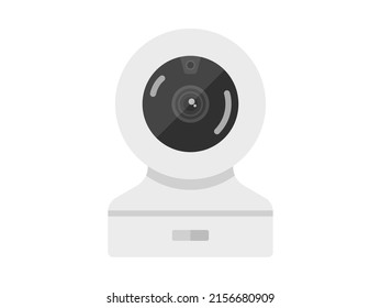 Baby Monitor Camera Monitor Illustration.