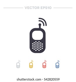 baby monitor icon. vector illustration