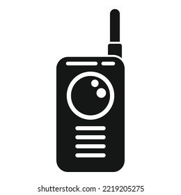 Baby monitor toy icon simple vector. Radio infant. Video care