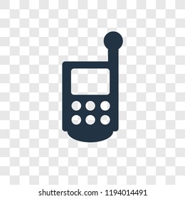Baby monitor vector icon isolated on transparent background, Baby monitor transparency logo concept
