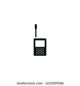 baby monitor vector icon on white background