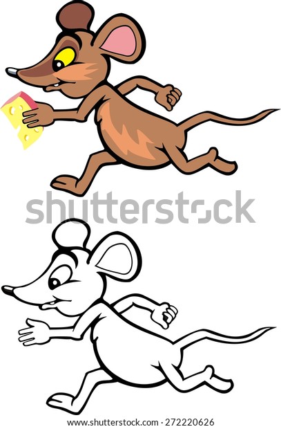 Baby Mouse Cartoon Stock Vector Royalty Free