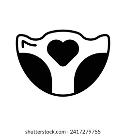 Diseño vectorial de pañales para bebés, aislado en fondo blanco
