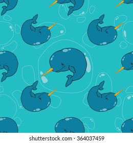 baby narwhals pattern