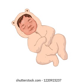 Baby, newborn. Objects isolated on white background with children's  theme. Child elements. Newborn collection  kit  objects. Boy or girl. Stickers.