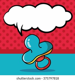 baby Nipple doodle, speech bubble