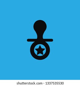 baby nipple icon vector