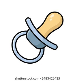 baby nipple icon vector design template simple and clean