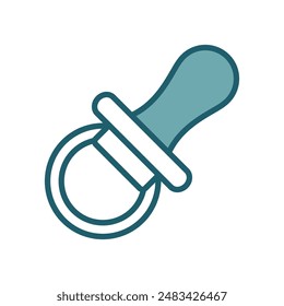 baby nipple icon vector design template simple and clean