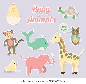 Baby Nursery Animals Set