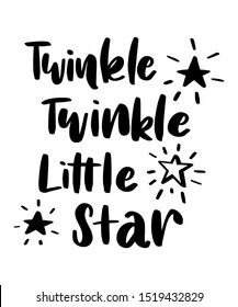 baby nursery toddler wall art quote lettering vector