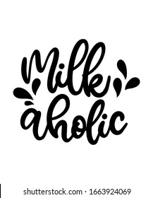 Baby nursery wall art print quote lettering vector 