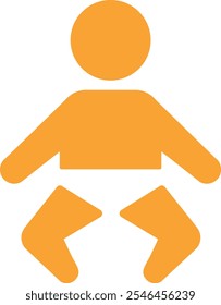 baby nursing room pictogram icon
