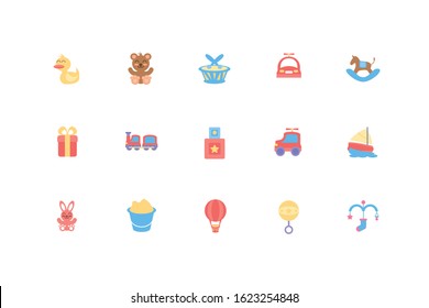 baby objects and toys icon set design, Child newborn childhood innocence and little theme Vector illustration