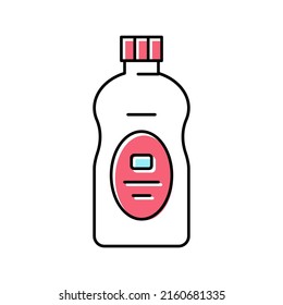 baby oil natural cosmetic color icon vector. baby oil natural cosmetic sign. isolated symbol illustration