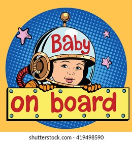 baby on Board astronaut