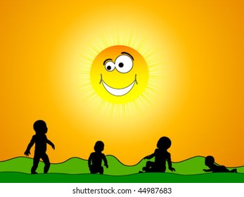 baby on field