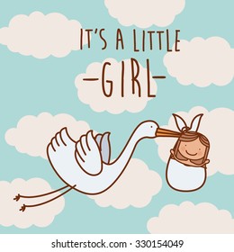 baby on the way design, vector illustration eps10 graphic 