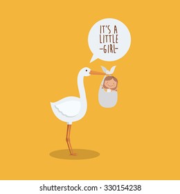 baby on the way design, vector illustration eps10 graphic 