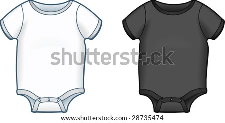 baby onesie black white