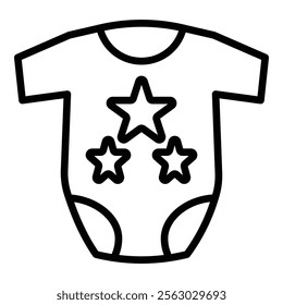 Baby Onesie Icon Element For Design