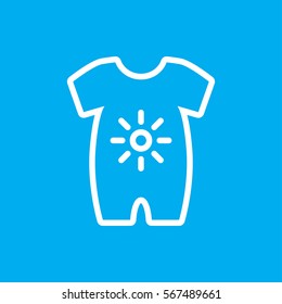baby onesie icon illustration isolated vector sign symbol