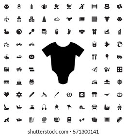baby onesie icon illustration isolated vector sign symbol
