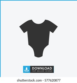 baby onesie icon illustration isolated vector sign symbol