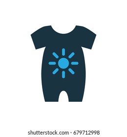 baby onesie icon illustration isolated vector sign symbol