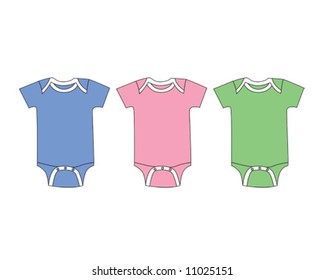 Baby Onesie illustration vector