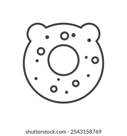 Baby orthopedic pillow icon set. vector illustration.