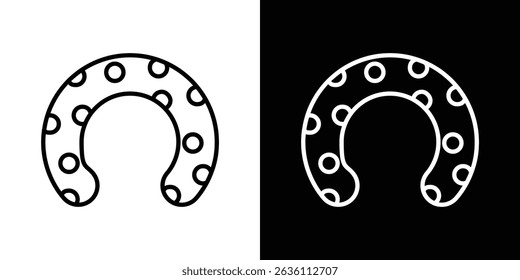 Baby orthopedic pillow icon symbol concept for graphic design, Website, UI. EPS