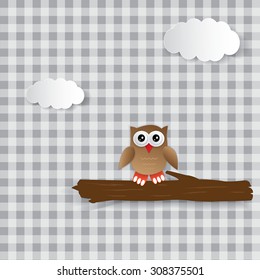 Baby owl card