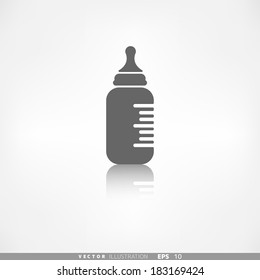 baby pacifier bottle icon