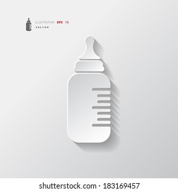 baby pacifier bottle icon
