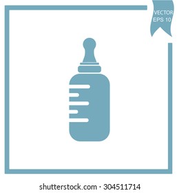 baby pacifier bottle icon