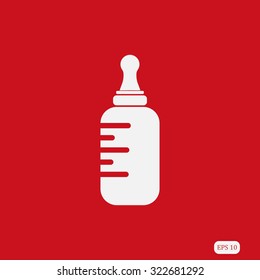 baby pacifier bottle icon