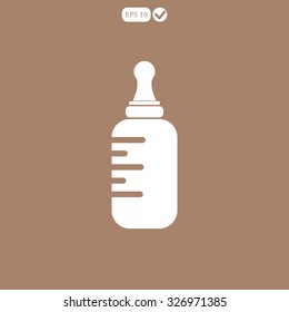 baby pacifier bottle icon