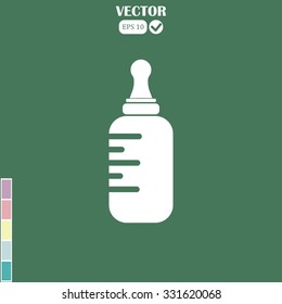 baby pacifier bottle icon