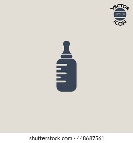 baby pacifier bottle icon
