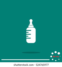 baby pacifier bottle icon